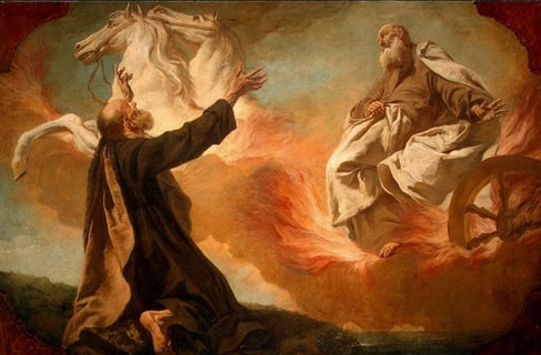 Elijah ascended, but his spirit remained
