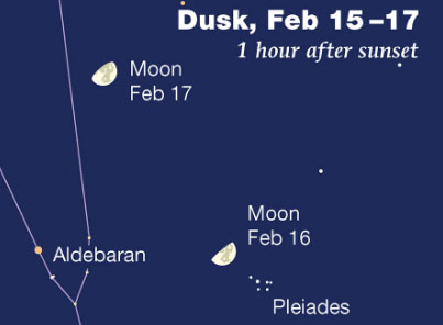 The sky: February 12-18; Watch the Moon and Jupiter on 14th