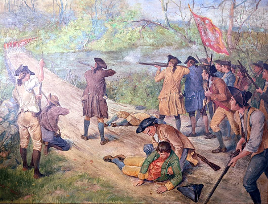 On April 19, 1775, 77 men took a stand: ‘The shot heard round the world’