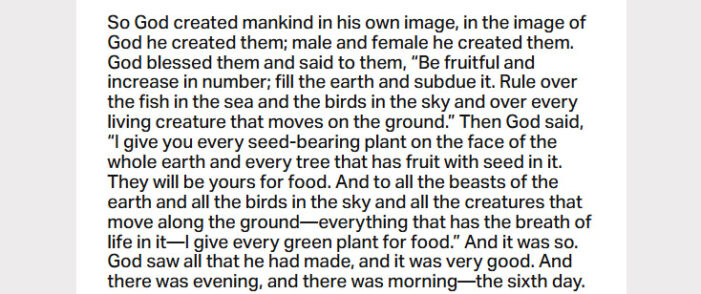Aug. 11, 2025: ‘Be fruitful and increase in number; Fill the earth and subdue it’