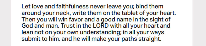 Aug. 21, 2025: ‘Submit to Him, and He will make your paths straight’