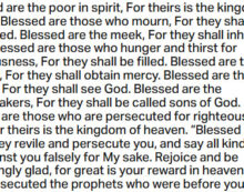 Nov. 6: ‘Blessed are the peacemakers, for they will be called children of God’