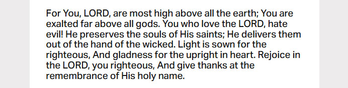 Dec. 8: ‘Light shines on the righteous  and joy on the upright in heart’