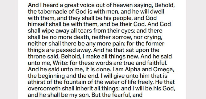 Dec. 16: ‘See, the tent of God is among humans!’ Dec. 16: ‘See, the tent of God is among humans!’