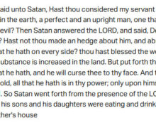 Feb. 11: ‘Have you considered my servant Job? There is no one on earth like him’