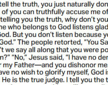 Feb. 2: ‘If I glorify myself, my glory means nothing’