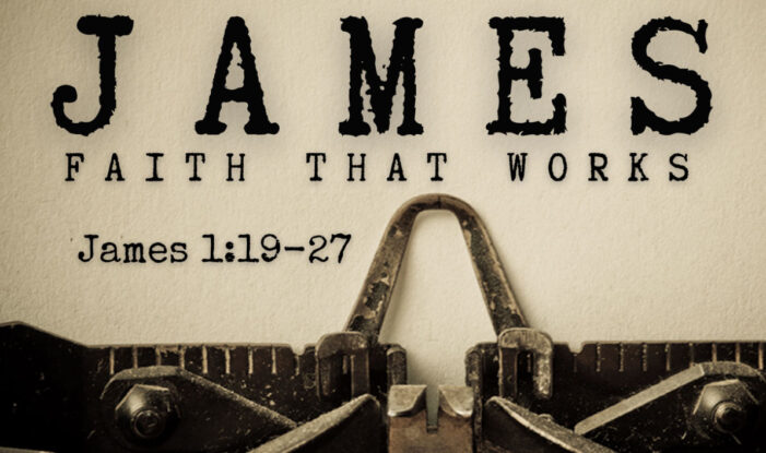 ‘Be quick to listen, slow to speak and slow to become angry ….’