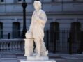 Christopher Columbus and ‘resurrected’ statue find a sanctuary . . . in the White House