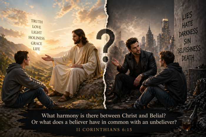 ‘What fellowship can light have with darkness?’