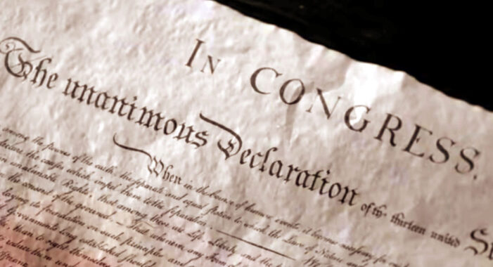 Forming a new nation: ‘Endowed by their Creator . . .’