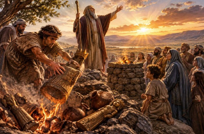 ‘Throw away the gods your ancestors worshiped beyond the Euphrates River’ ‘Throw away the gods your ancestors worshiped beyond the Euphrates River’