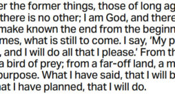 September 29: ‘I am God, and there is no other’