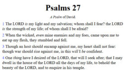 Oct. 26: ‘Though my father and mother forsake me, the Lord will receive me’